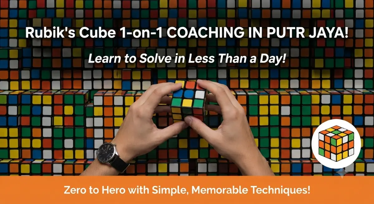 1-on-1 Rubik's Cube Coaching in Putrajaya — Learn 3x3 in Less Than a Day — gallery 1