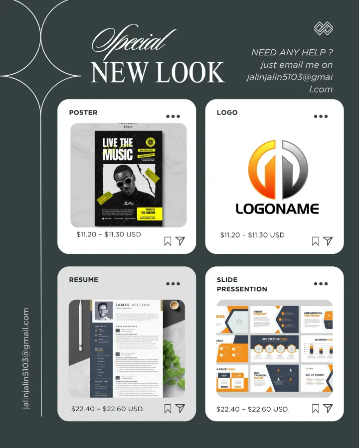 Buat Logo, Poster & Resume — Design Canva untuk Bisnes dan Personal — gallery 1