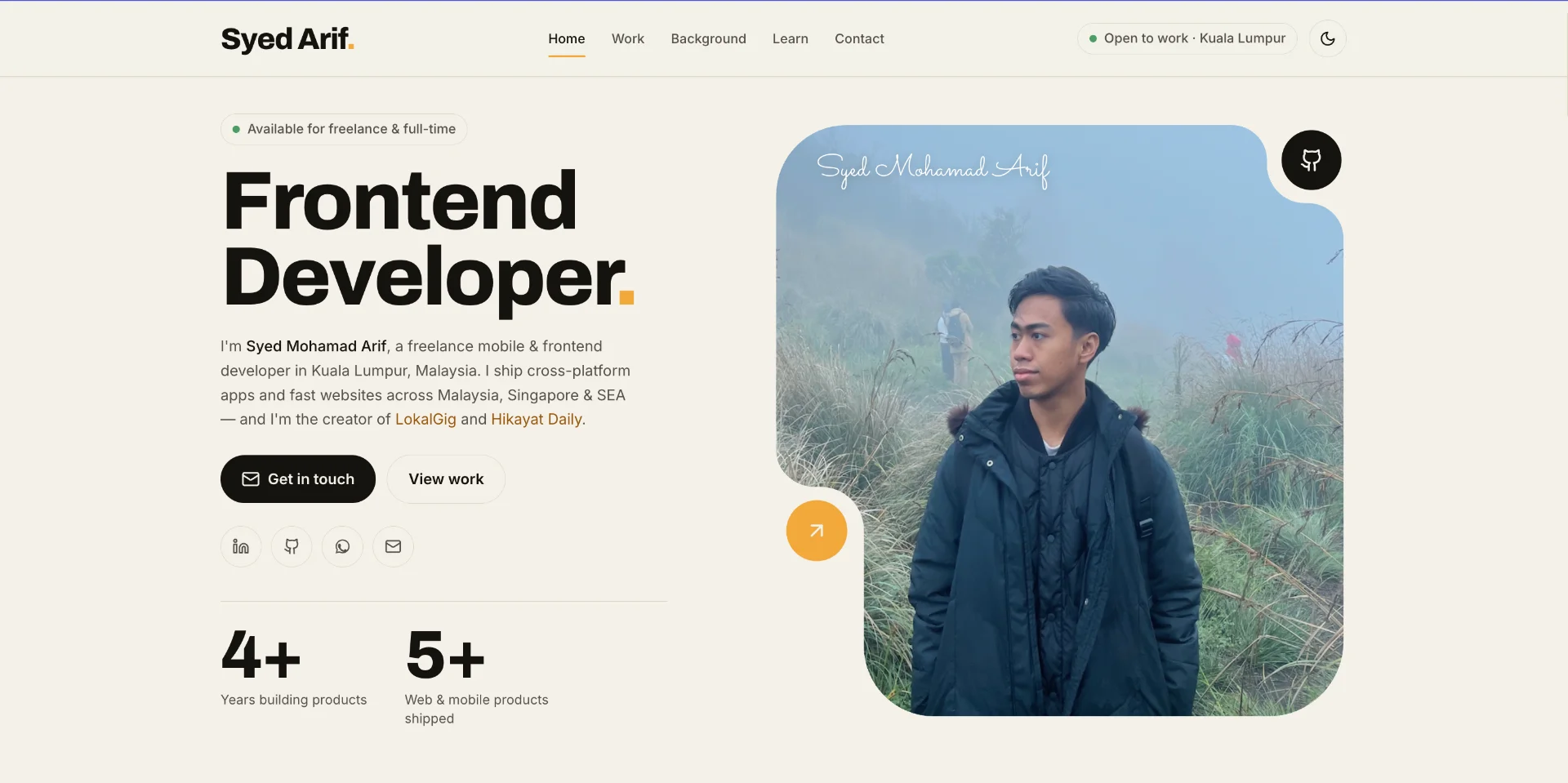 Web & Mobile Application Developer Freelancer